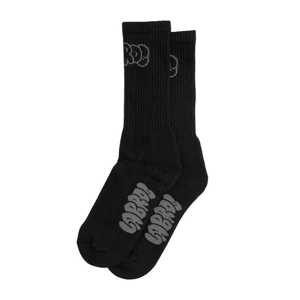 라브로스 양말  Bubble Logo Jacquard Socks (Black)  LABROS