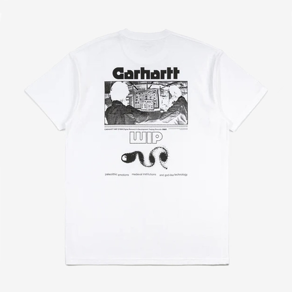 칼하트 티셔츠  INNOVATION POCKET T-SHIRT WHITE  CARHARTT WIP