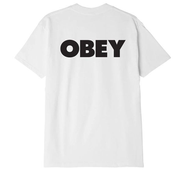 오베이 티셔츠  BOLD OBEY 2 WHITE  OBEY